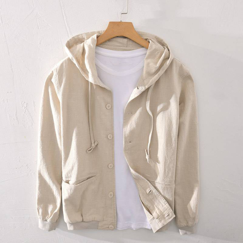 Women's Ramie Spring Jacket Lightweight Breathable - Fashinoza