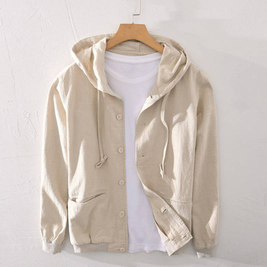 Women's Ramie Spring Jacket Lightweight Breathable - Fashinoza