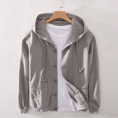 Women's Ramie Spring Jacket Lightweight Breathable