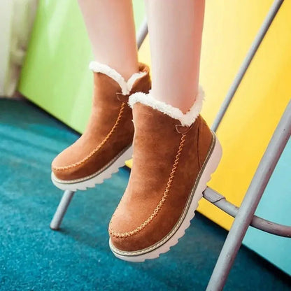 Thick Sole Non-Slip Boots for Women – Stylish & Comfortable