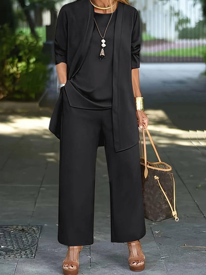 Violet | Women Spring Wide Leg Pant Set