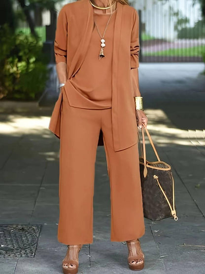 Violet | Women Spring Wide Leg Pant Set
