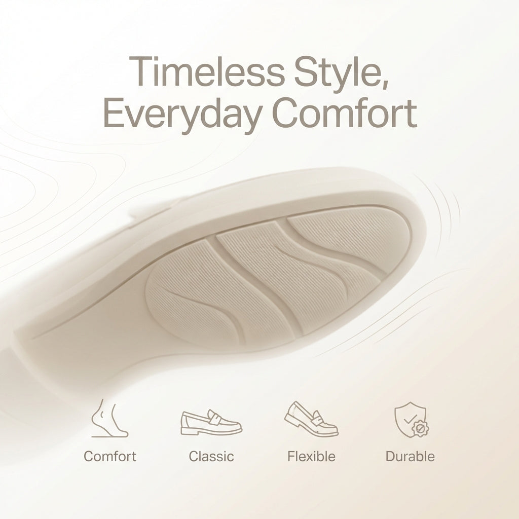 Slip-On Loafers Platform Sole Signature Buckle