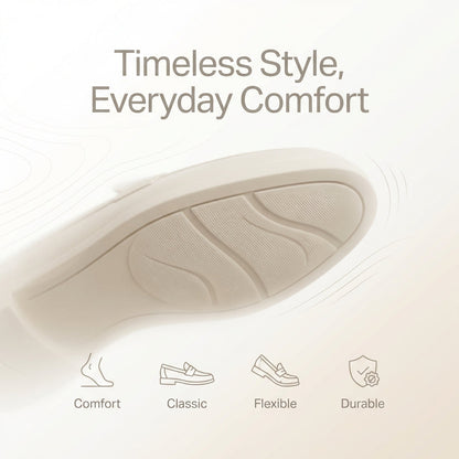 Slip-On Loafers Platform Sole Signature Buckle