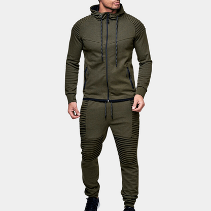 Men's Hooded Tracksuit Modern Comfortable Design