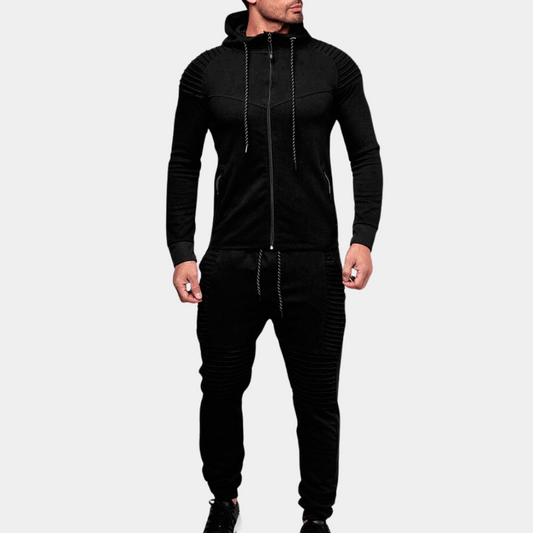 Men's Hooded Tracksuit Modern Comfortable - Fashinoza