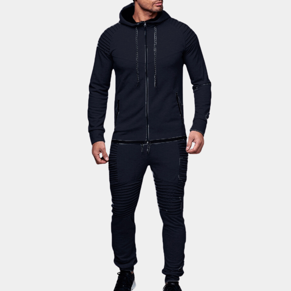Men's Hooded Tracksuit Modern Comfortable Design
