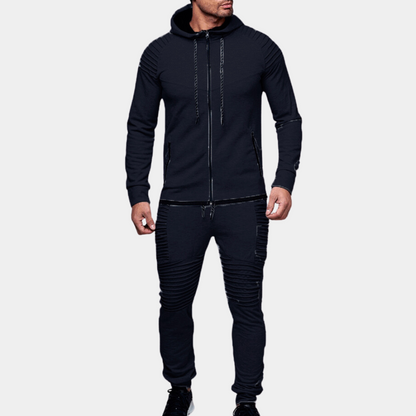 Men's Hooded Tracksuit Modern Comfortable Design