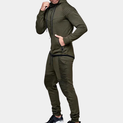 Men's Hooded Tracksuit Modern Comfortable Design