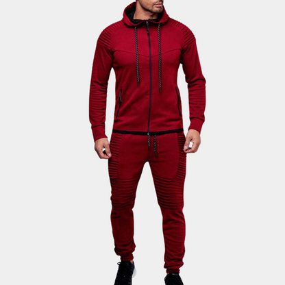 Men's Hooded Tracksuit Modern Comfortable Design
