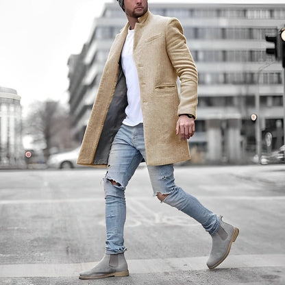 Garrett | Men Spring Tailored Long Coat