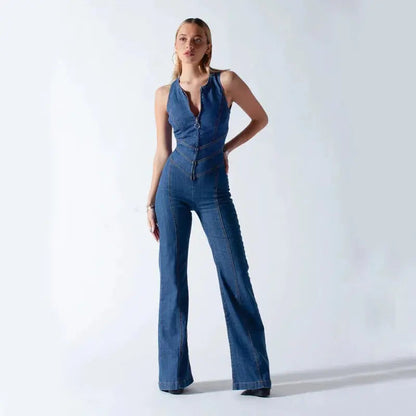 Trendy Denim Jumpsuit for Women – Stylish & Comfortable 1