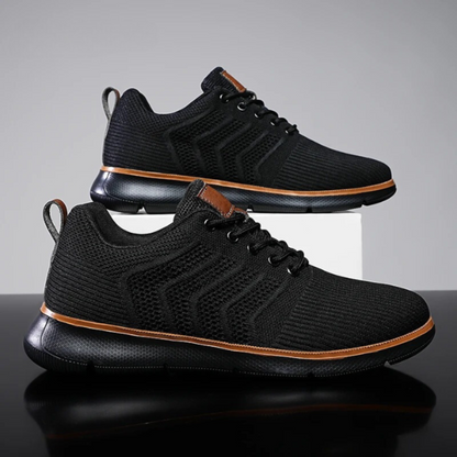 Men's Mesh Running Shoes Breathable Black