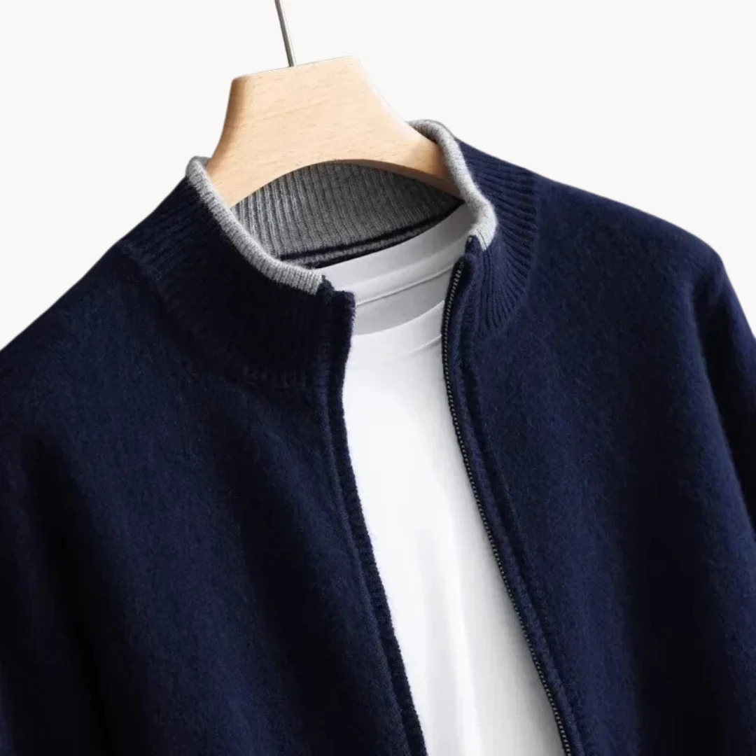 Men's Wool Cardigan Classic