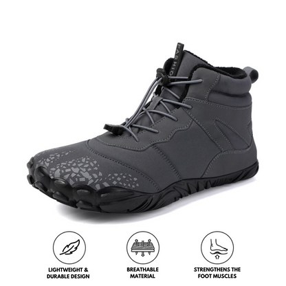 Waterproof Barefoot Shoes Non-Slip WinterFlex Black