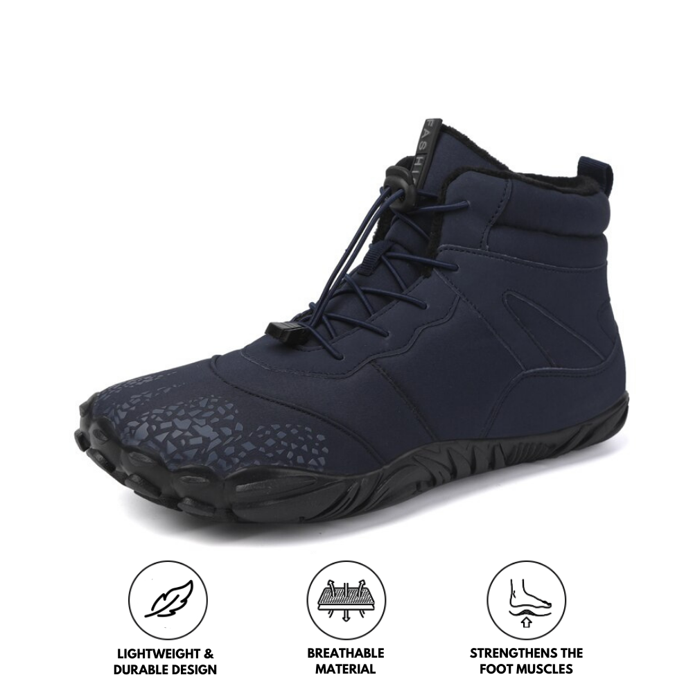 Waterproof Barefoot Shoes Non-Slip WinterFlex Black