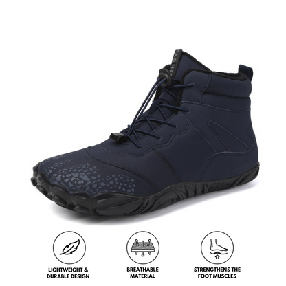Waterproof Barefoot Shoes Non-Slip WinterFlex Black