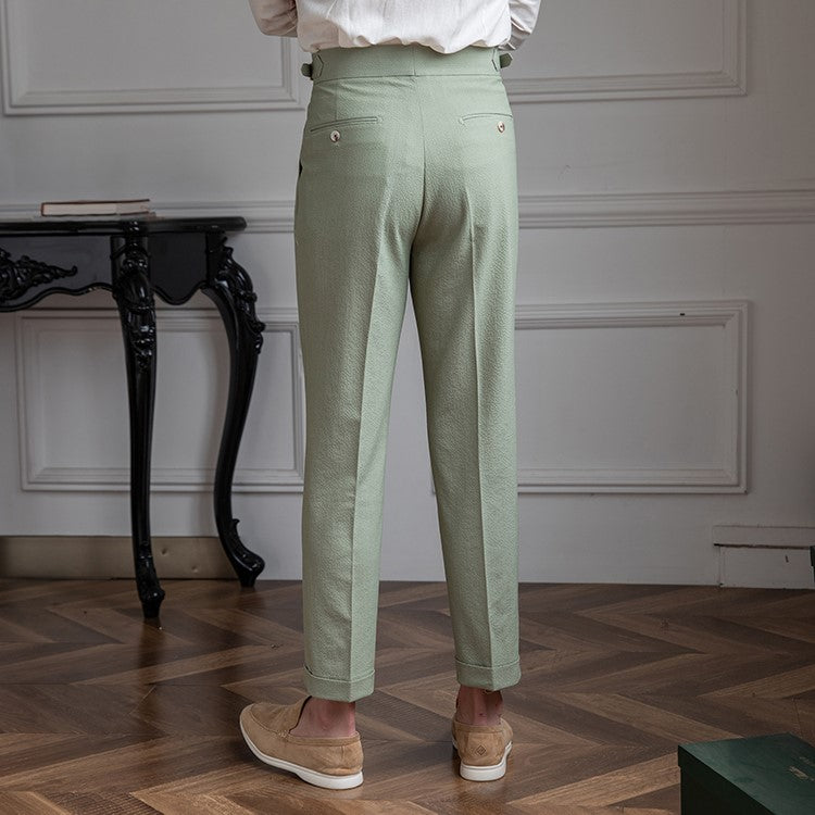 Benjamin | Men's Tailored Pleated Trousers