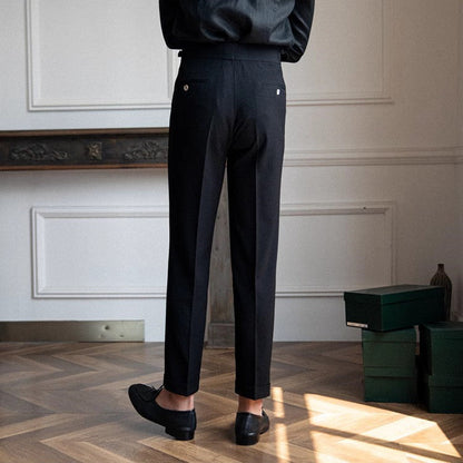 Benjamin | Men's Tailored Pleated Trousers