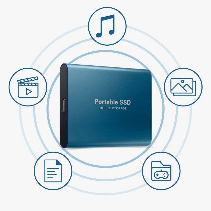 External Aluminum SSD Storage 32TB