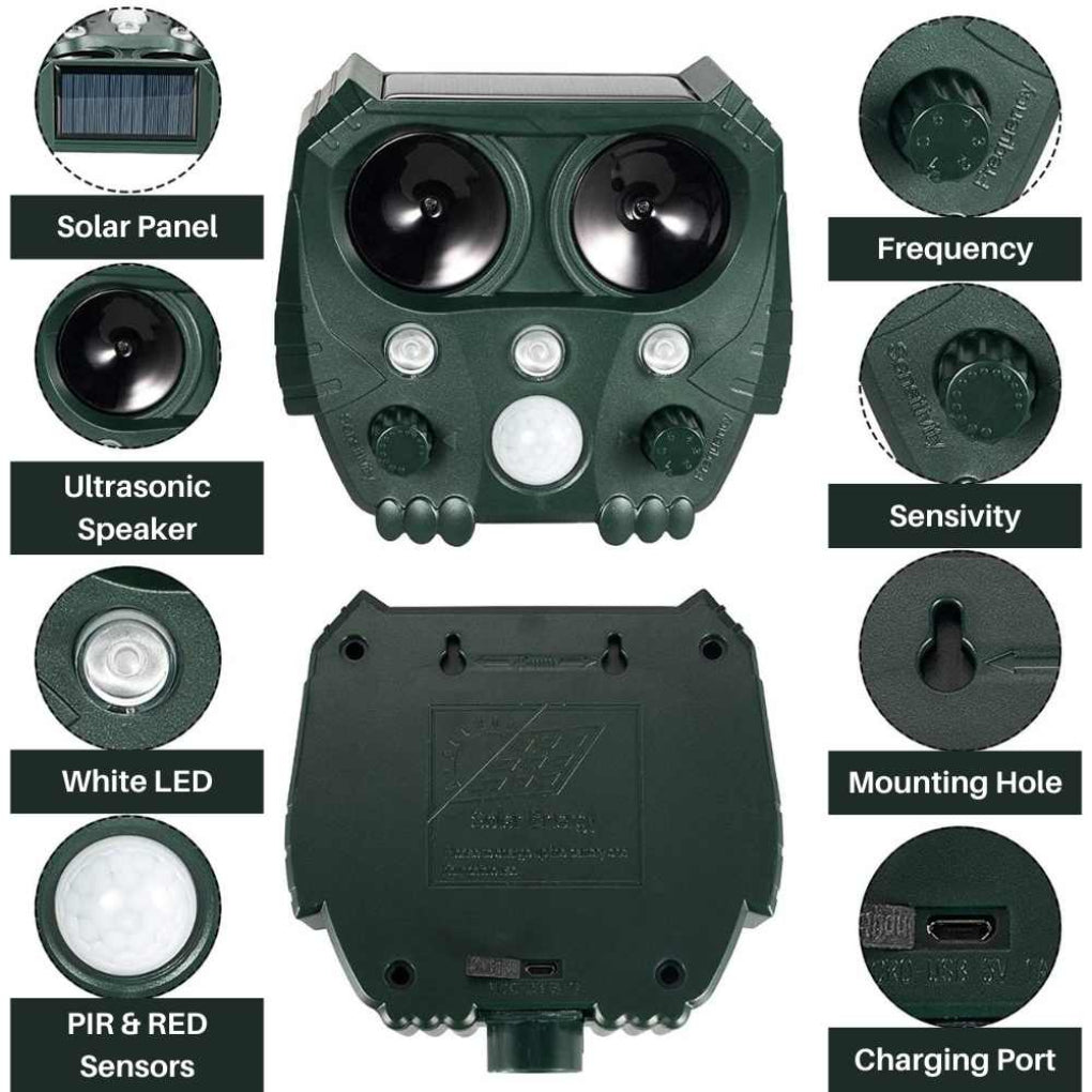 Ultrasonic Animal Repellent Device