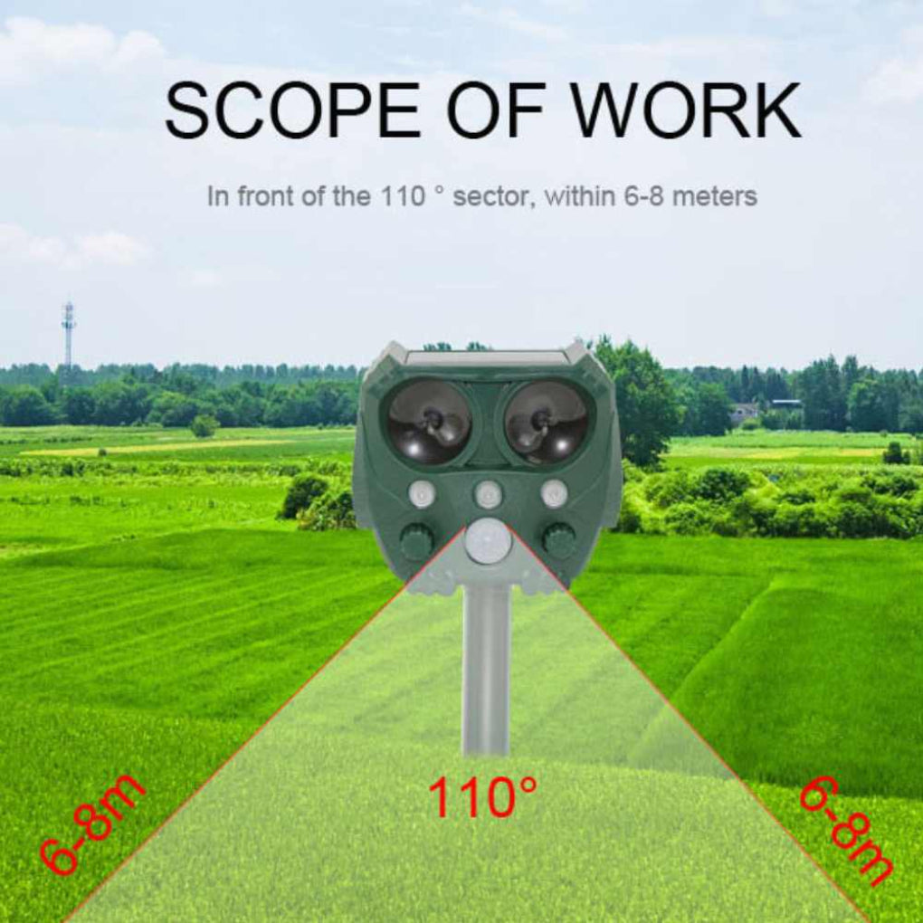 Ultrasonic Animal Repellent Device