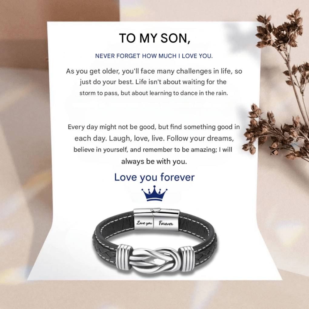 Men's Infinity Symbol Stainless Steel Bracelet