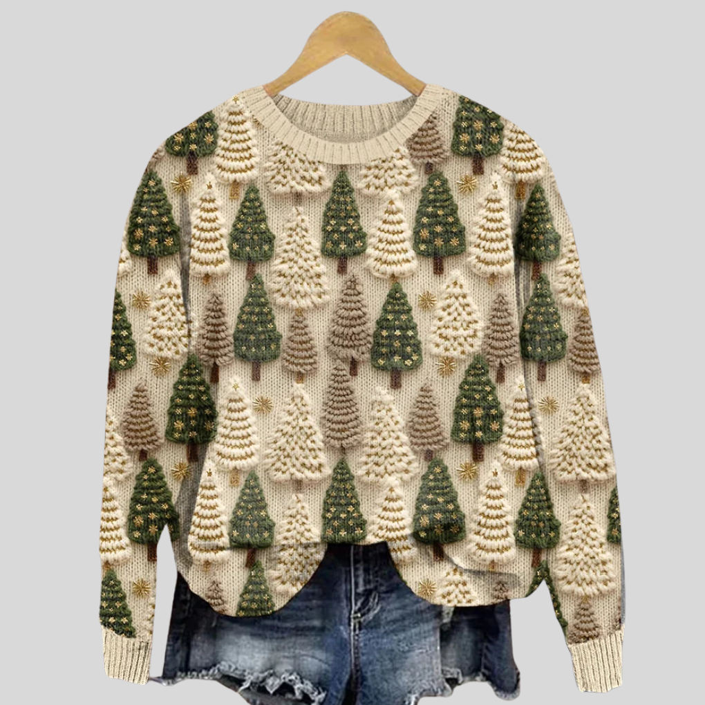Christmas Sweater Holiday Red - Fashinoza