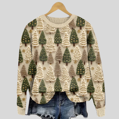 Holiday Crew Neck Sweater - Fashinoza