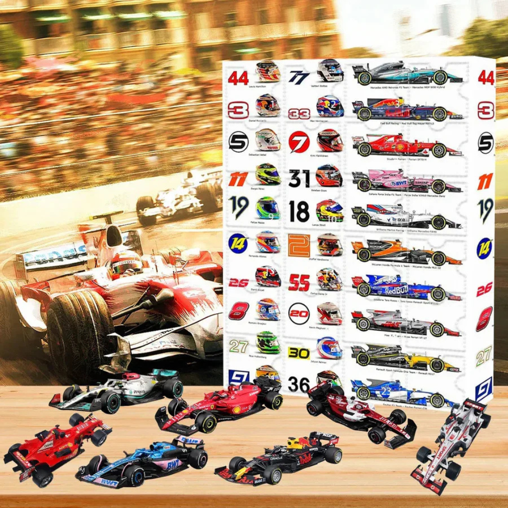 Formula 1 Christmas Countdown Calendar - Fashinoza