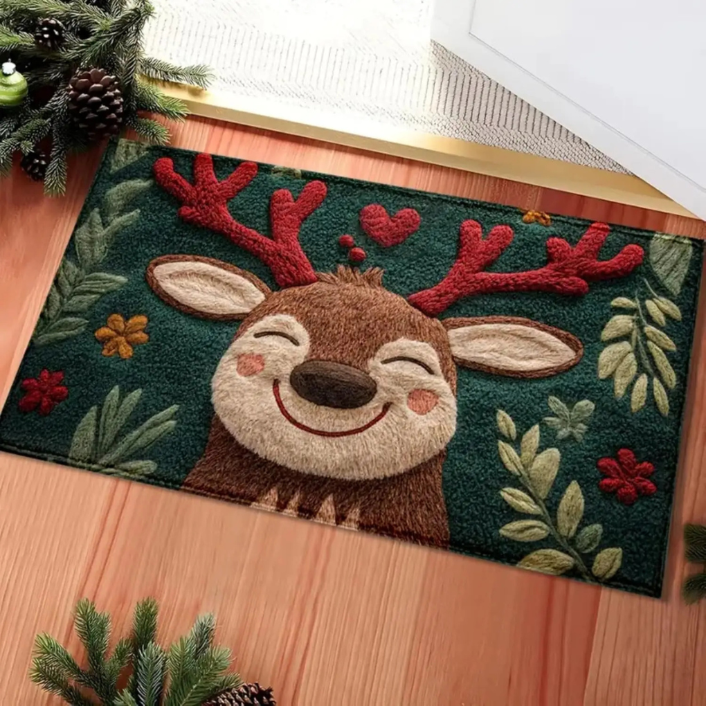 Christmas Welcome Mat Seasonal Design