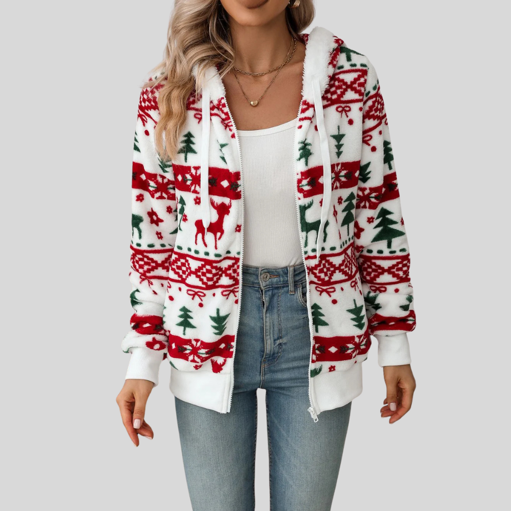 Women's Christmas Hoodie - Fashinoza