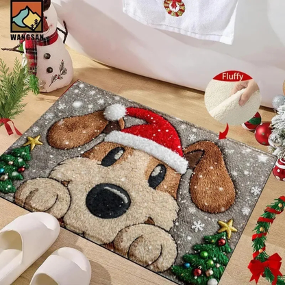 Holiday Seasonal Christmas Door Mat