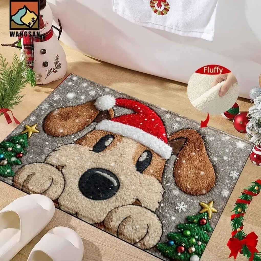 Christmas Welcome Mat Seasonal Design