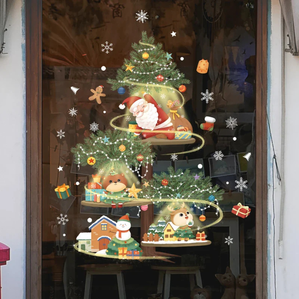 Christmas Window Cling Stickers