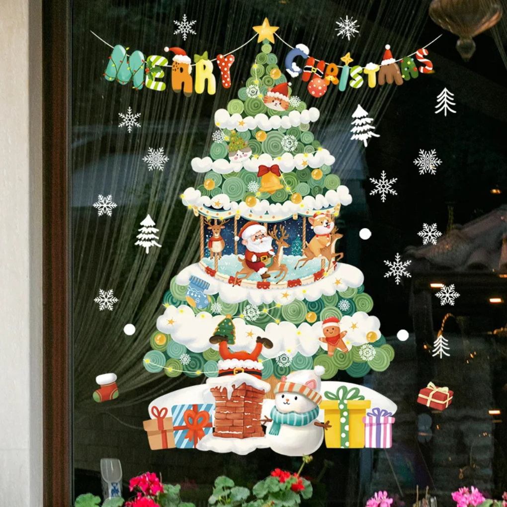 Christmas Window Cling Stickers