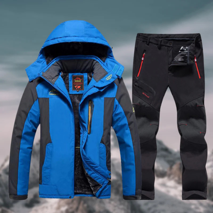 Men's Waterproof Ski Jacket Pants Set