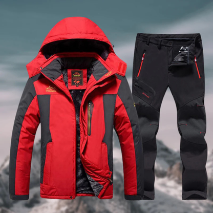 Men's Waterproof Ski Jacket Pants Set