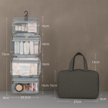 Travel Toiletries Organiser Multi Compartment - Fashinoza
