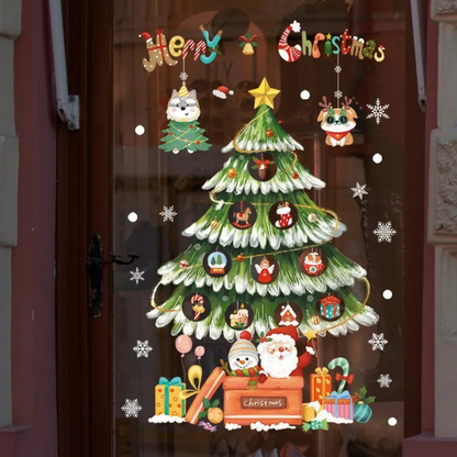 Christmas Window Clings Stickers