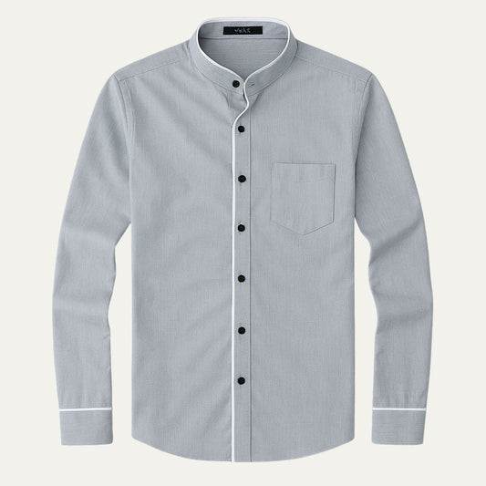Men's Tailored Collar Dress Shirt - Fashinoza