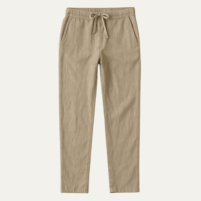 Men's Linen Pants Casual Summer Fit - Fashinoza