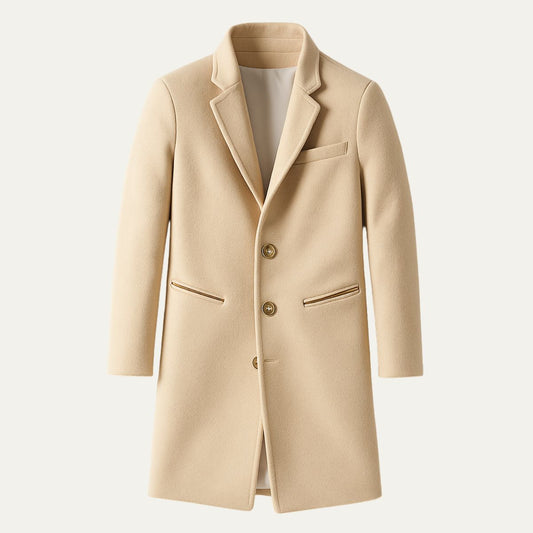 Men's Long Trench Coat Waterproof The Fitzroy - Fashinoza