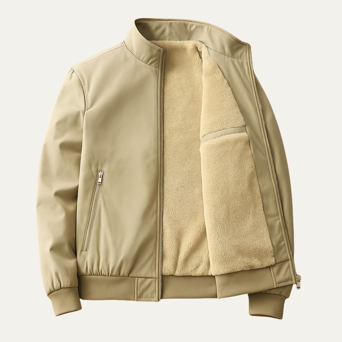 Men's Waterproof Fleece Jacket Windbreaker - Fashinoza