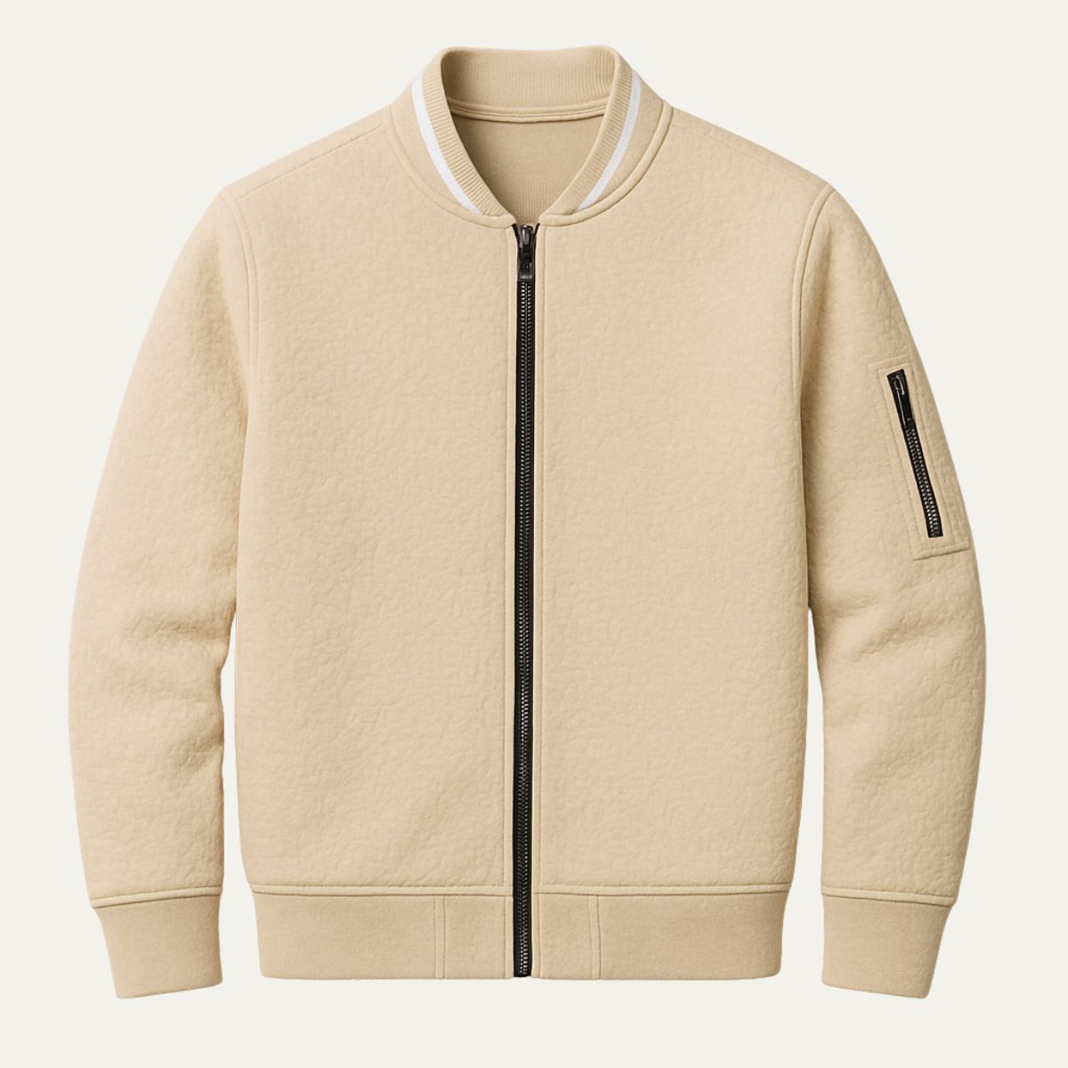 Elegant Women's Zip Up Cardigan - Fashinoza