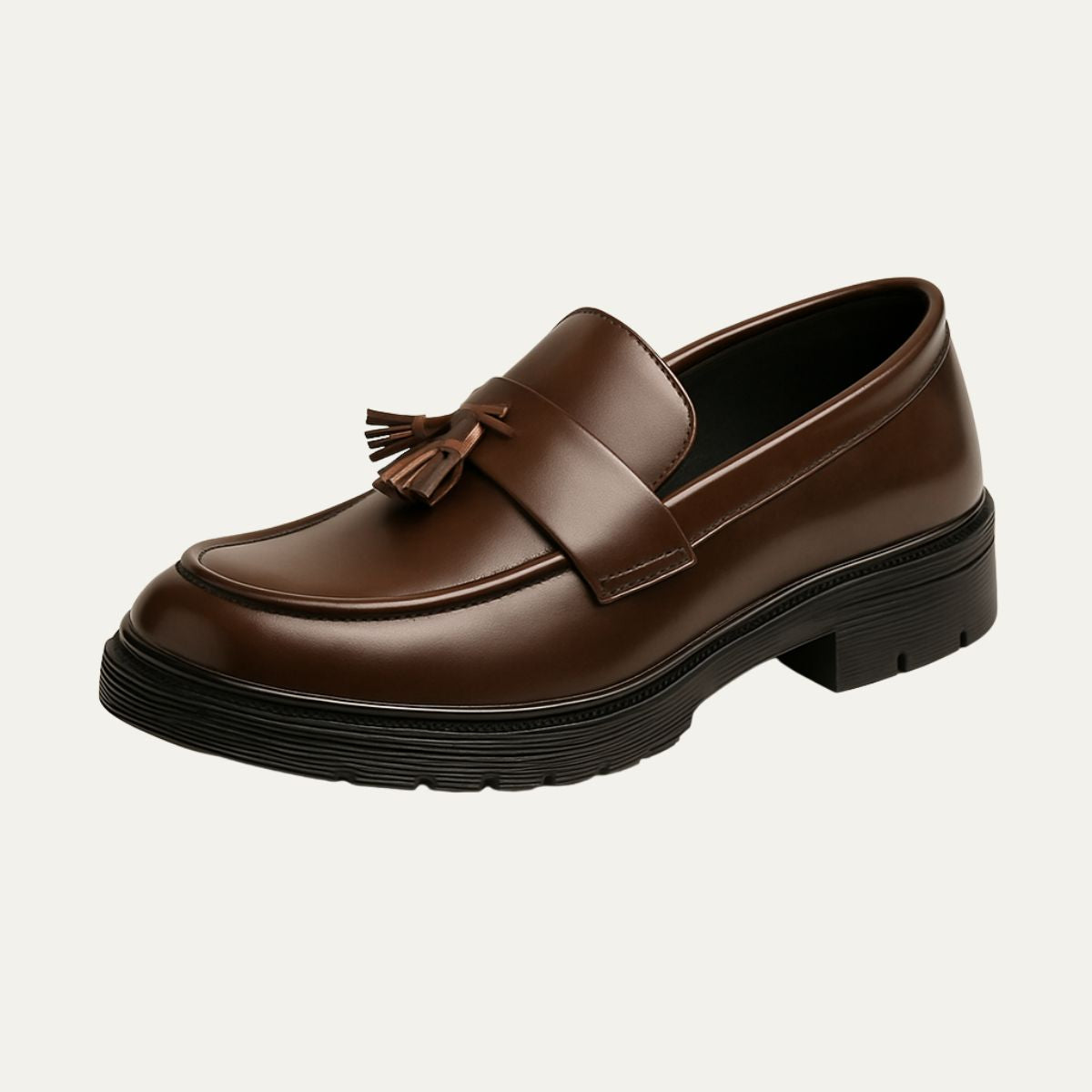 Men's Classic Leather Loafers - Fashinoza