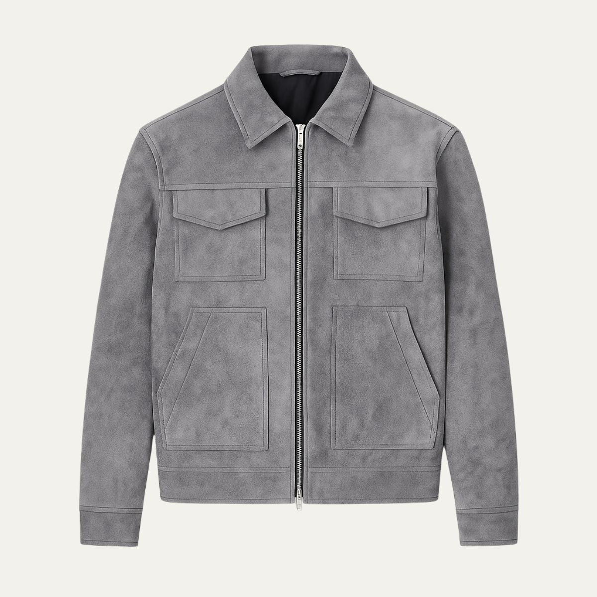 Men's Modern Suede Jacket