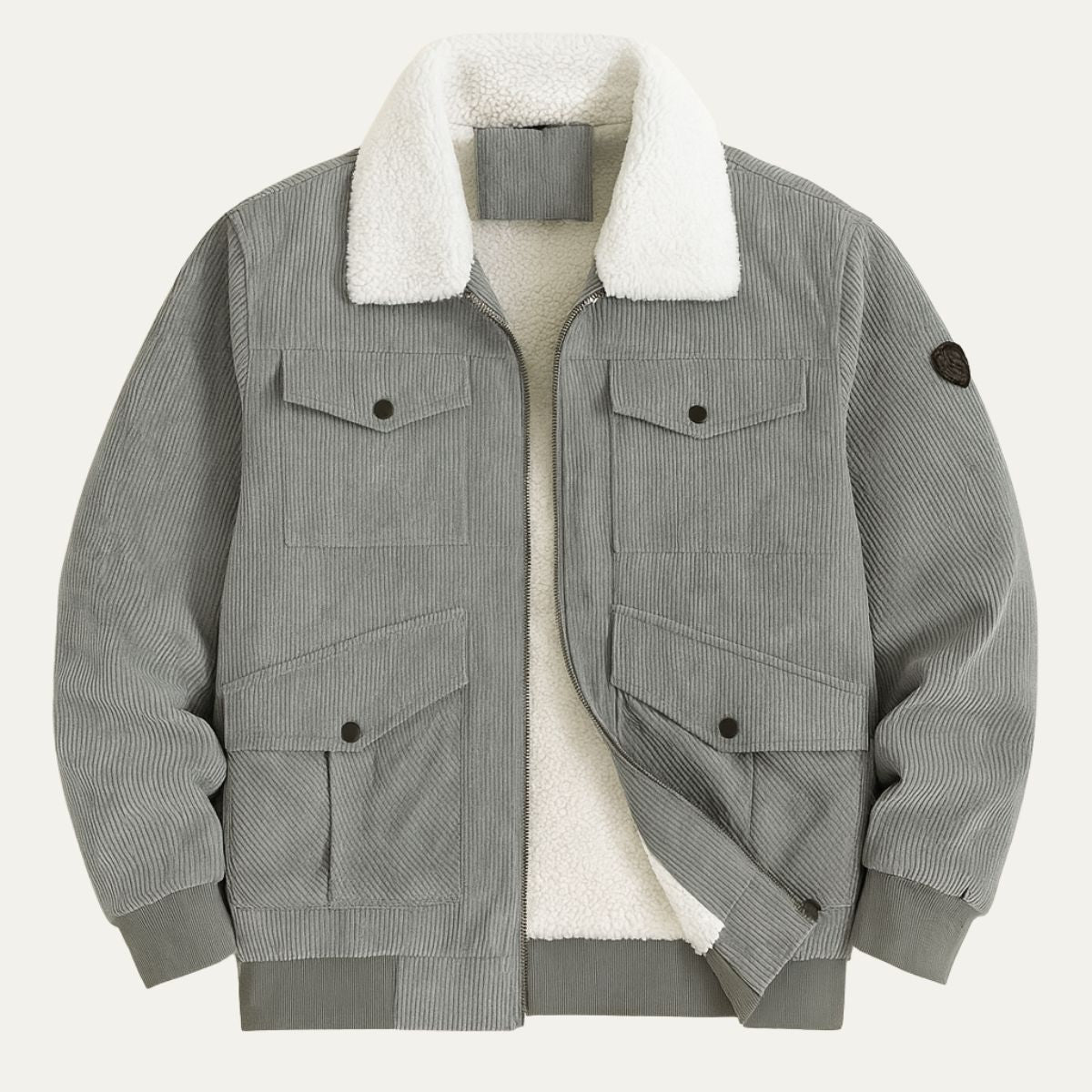 Men's Fleece Lined Corduroy Jacket