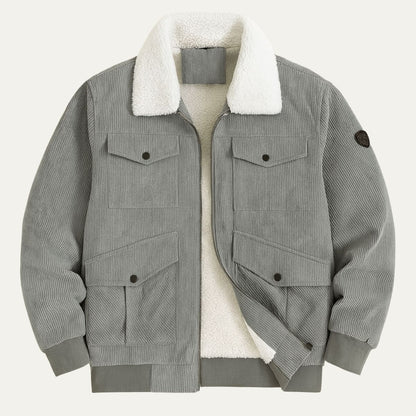 Men's Fleece Lined Corduroy Jacket