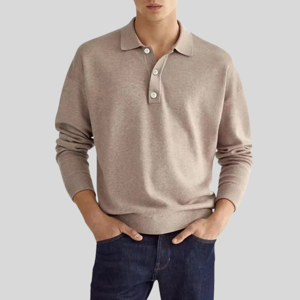Men's Cotton Polo Shirt Everyday Wear - Fashinoza